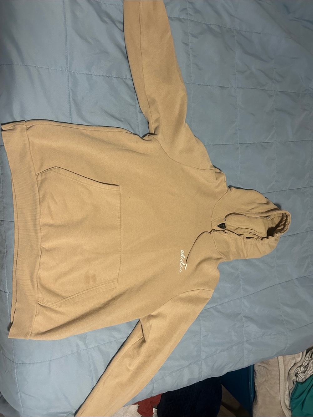 adidas Tan Women's Hoodie Sweatshirt